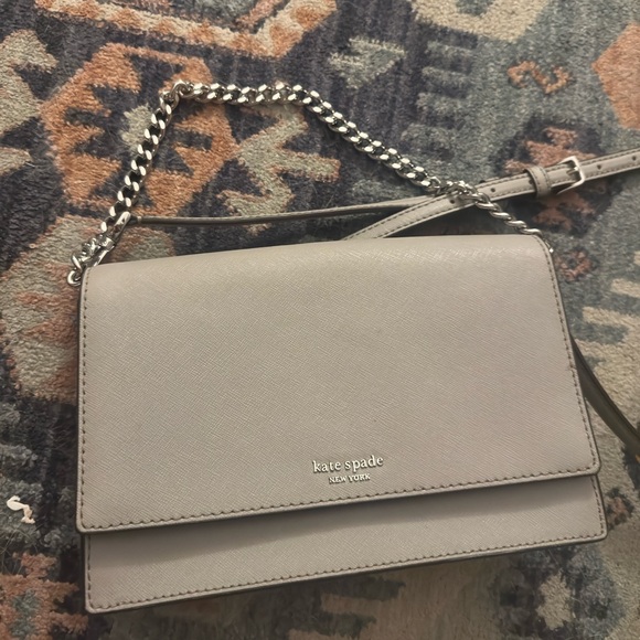 Kate Spade Light Gray Crossbody Bag - Picture 4 of 5